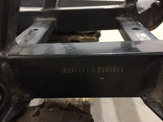 Frame Chassis 2020 Kawasaki Teryx 800 KRF800 2859A x 6