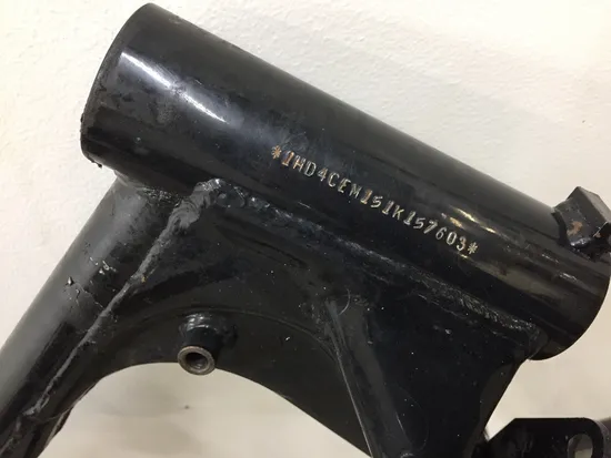 Main Frame Chassis CLN Ready To Go 2001 Harley Sportster 883 Hugger XLH883 2862A