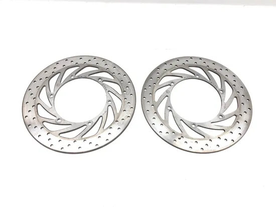 Left Right Front Brake Disc Rotors Set 2003 Aprilia ETV1000 Caponord 2844A