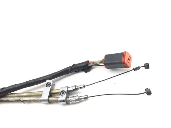 Handle Bars W Cables 2000 Harley-Davidson Dyna Wide Glide FXDWG 2864A x