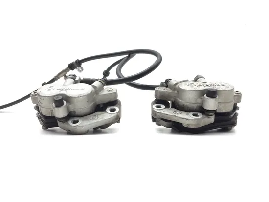 Left Right Front Brake Calipers Pads Set 2003 Aprilia ETV1000 Caponord 2844A