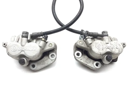 Left Right Front Brake Calipers Pads Set 2003 Aprilia ETV1000 Caponord 2844A
