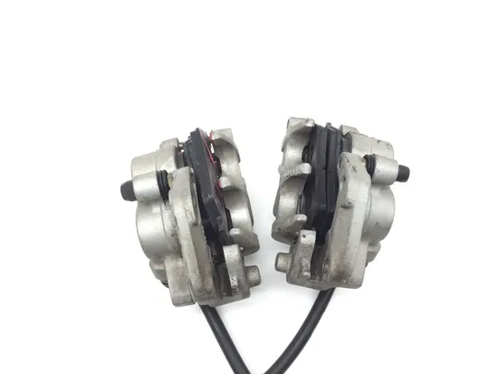 Left Right Front Brake Calipers Pads Set 2003 Aprilia ETV1000 Caponord 2844A