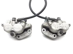 Left Right Front Brake Calipers Pads Set 2003 Aprilia ETV1000 Caponord 2844A