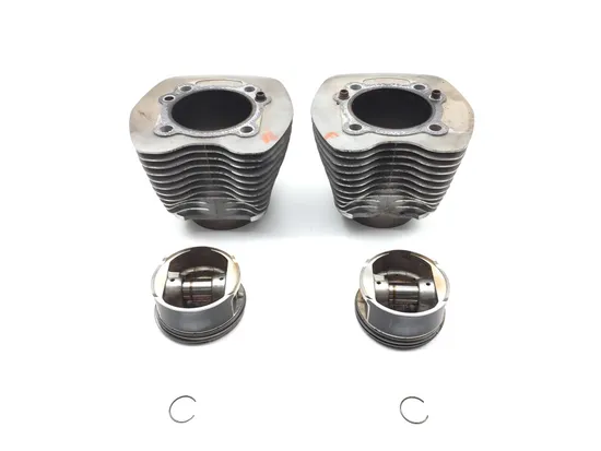 Front Rear Cylinder Jug Set 02 Harley-Davidson Softail Standard EFI FXSTI 2865A
