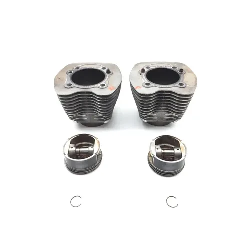 Front Rear Cylinder Jug Set 02 Harley-Davidson Softail Standard EFI FXSTI 2865A 3