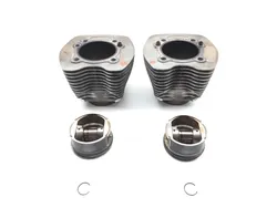 Front Rear Cylinder Jug Set 02 Harley-Davidson Softail Standard EFI FXSTI 2865A