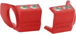 Acerbis Red Lower Fork Cover Protector Guard Set