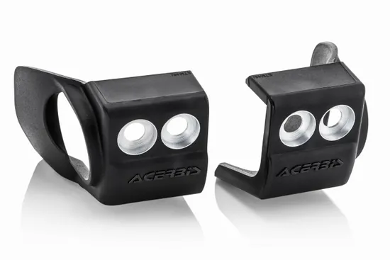 Acerbis Black Fork Shoe Boot Protector Pair