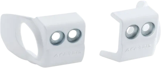 Acerbis White Fork Shoe Boot Protector Pair