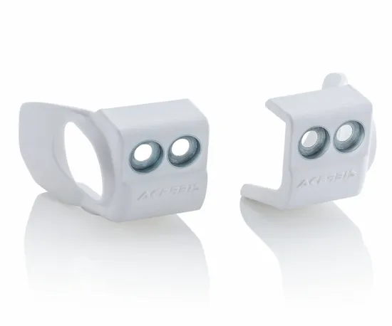 Acerbis White Fork Shoe Boot Protector Pair