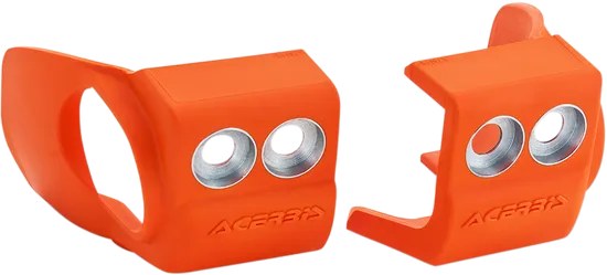 Acerbis Orange Fork Shoe Boot Protector Pair