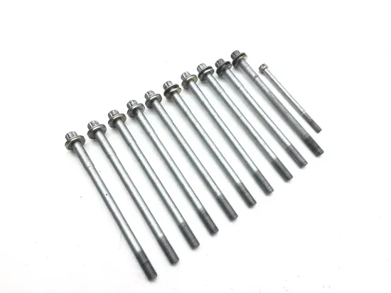 Engine Cylinder Head Bolts 2006 Kawasaki Ninja ZX6RR ZX600N 2872A