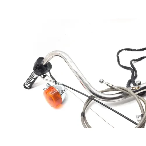 Aftermarket Handle Bars w Cables 2000 Harley Sportster 1200 XLH1200 2880A x 7