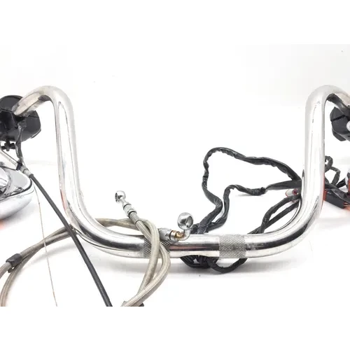 Aftermarket Handle Bars w Cables 2000 Harley Sportster 1200 XLH1200 2880A x 9
