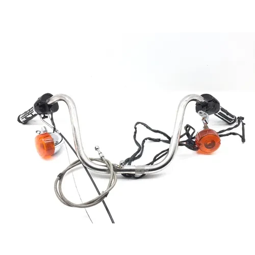 Aftermarket Handle Bars w Cables 2000 Harley Sportster 1200 XLH1200 2880A x 3