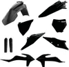Acerbis Complete Plastic Fender Body Kit Black