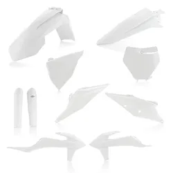 Acerbis Complete Plastic Fender Body Kit White