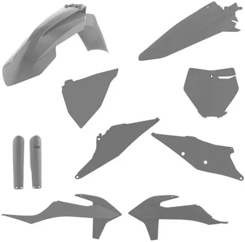 Acerbis Complete Plastic Fender Body Kit Grey