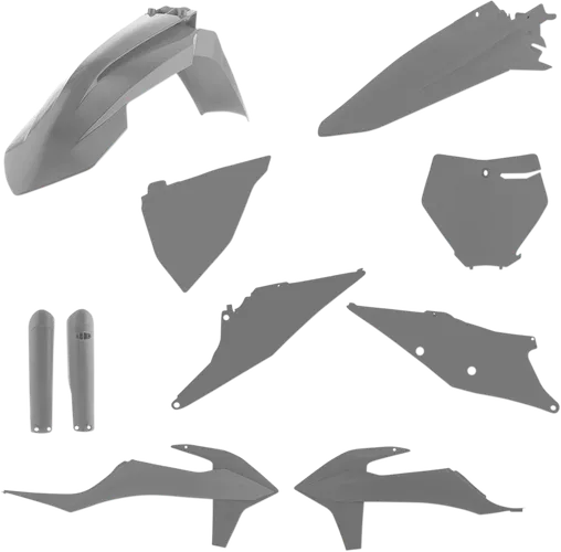 Acerbis Complete Plastic Fender Body Kit Grey