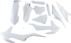 Acerbis Complete Plastic Fender Body Kit OE White