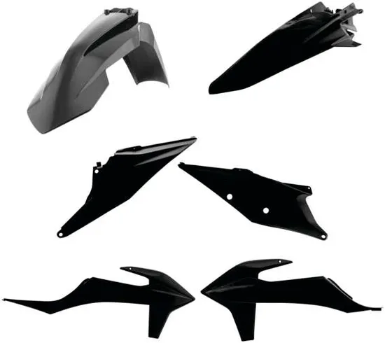 Acerbis Plastic Fender Body Kit Black