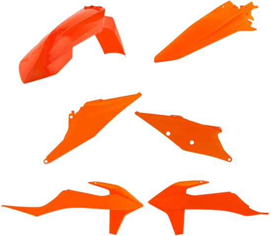 Acerbis Plastic Fender Body Kit Orange