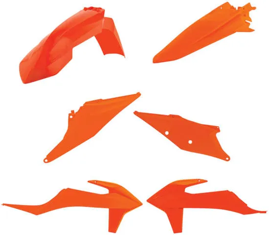 Acerbis Plastic Fender Body Kit Orange