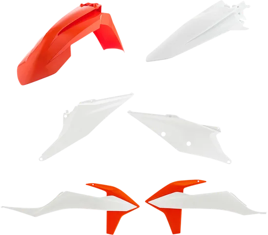 Acerbis Plastic Fender Body Kit OE White Orange