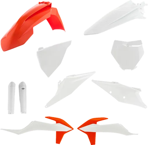 Acerbis Plastic Fender Body Kit OE 2016 Orange White