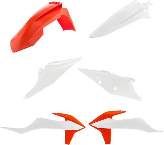 Acerbis Plastic Fender Body Kit OE 2016 Orange White