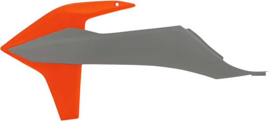 Acerbis Left Right Radiator Shrouds Gray Orange