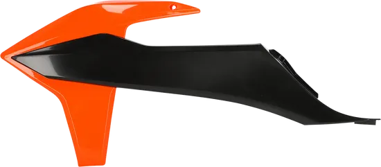 Acerbis Left Right Radiator Shrouds Orange Black 16
