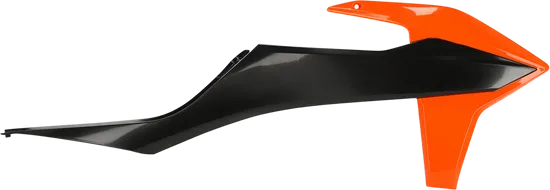Acerbis Left Right Radiator Shrouds Orange Black 16