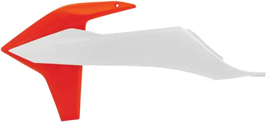 Acerbis Left Right Radiator Shrouds Orange White