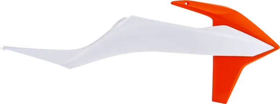 Acerbis Left Right Radiator Shrouds Orange 16 White 20