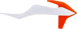 Acerbis Left Right Radiator Shrouds Orange 16 White 20