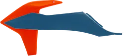 Acerbis Left Right Radiator Shrouds Orange Blue