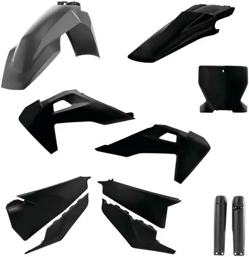 Acerbis Complete Plastic Fender Body Kit Black