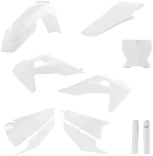 Acerbis Complete Plastic Fender Body Kit White