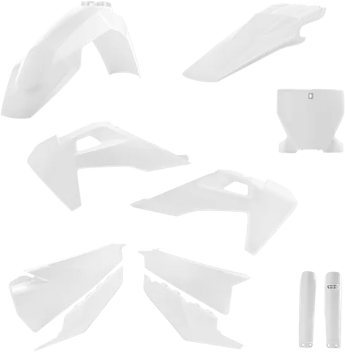 Acerbis Complete Plastic Fender Body Kit White