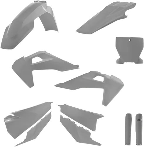 Acerbis Complete Plastic Fender Body Kit Grey