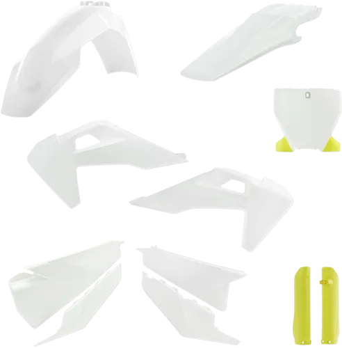 Acerbis Complete Plastic Fender Body Kit White/Yellow