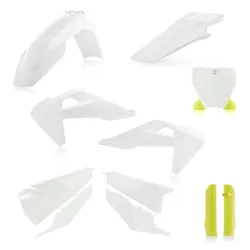 Acerbis Complete Plastic Fender Body Kit White/Yellow