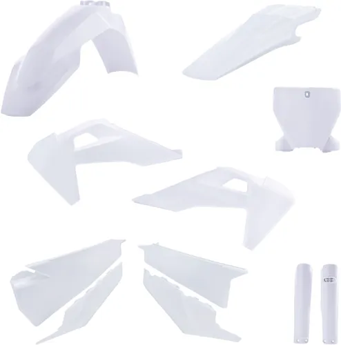 Acerbis Complete Plastic Fender Body Kit OE White