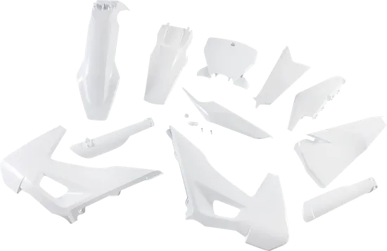 Acerbis Complete Plastic Fender Body Kit OE White