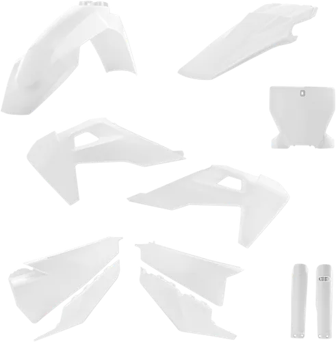 Acerbis Complete Plastic Fender Body Kit OE White