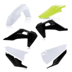 Acerbis Plastic Fender Body Kit White Black Yellow