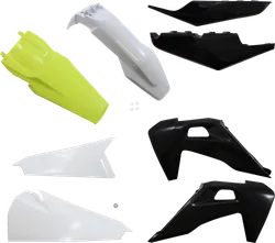 Acerbis Plastic Fender Body Kit White Black Yellow