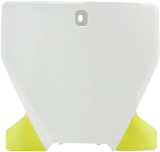 Acerbis White Yellow Front Number Plate